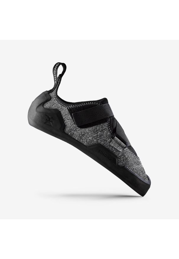 SIMOND - Buty wspinaczkowe Simond First Klimb. Zapięcie: rzepy. Kolor: czarny. Materiał: poliester, bawełna, syntetyk, kauczuk. Sport: wspinaczka