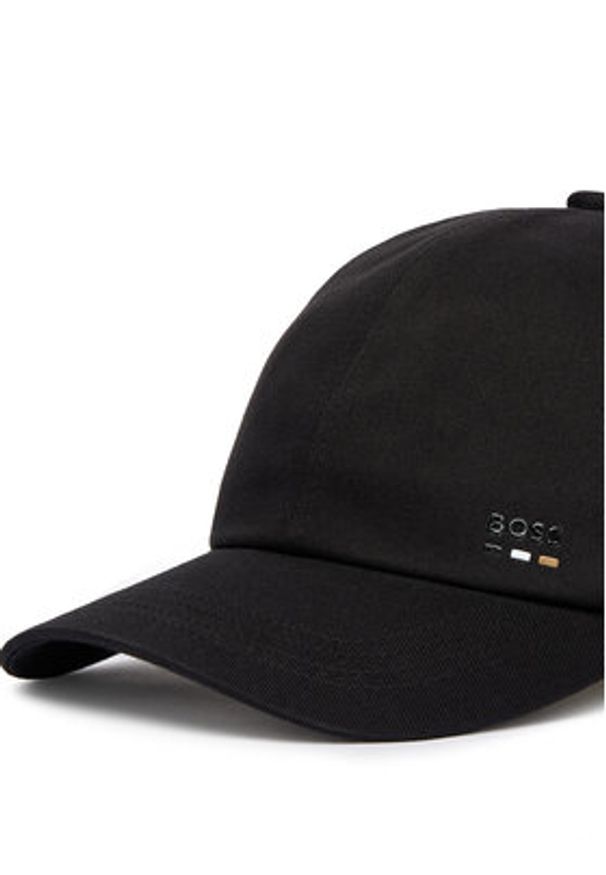 BOSS Czapka z daszkiem 50556435 Czarny. Kolor: czarny. Materiał: bawełna