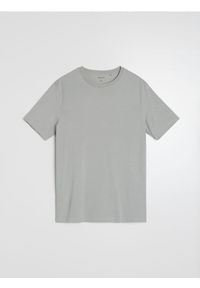 Sinsay - Bawełniana koszulka basic - szary. Kolor: szary. Materiał: bawełna #1