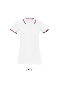 SOL'S - Damska koszulka polo Sol's Prestige. Typ kołnierza: polo. Kolor: biały. Materiał: bawełna #1