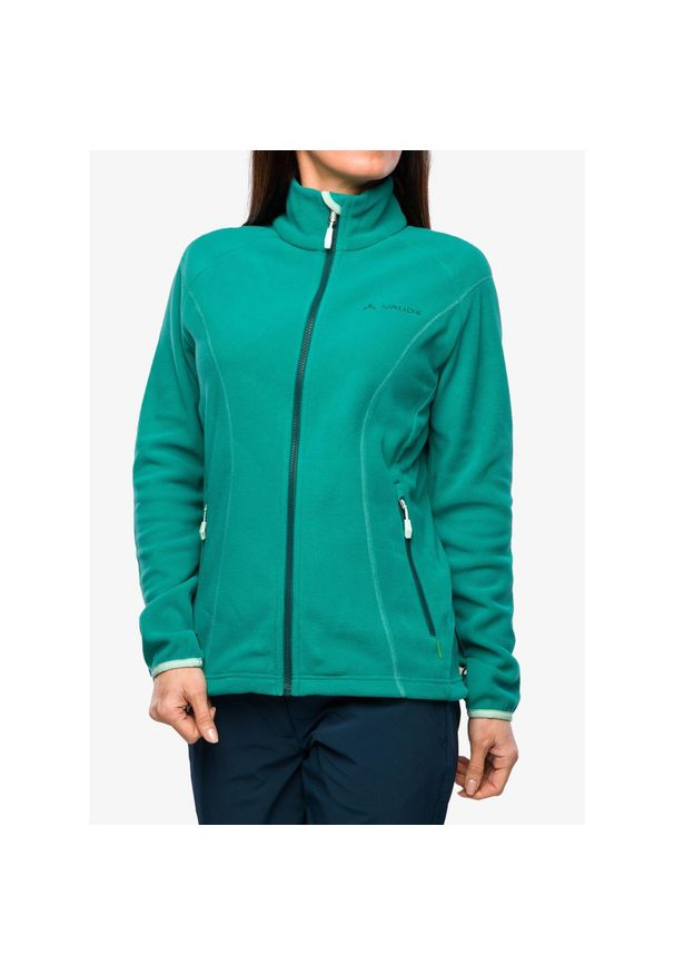 Bluza polarowa damska Vaude Rosemoor Fleece Jacket II. Kolor: zielony. Materiał: polar