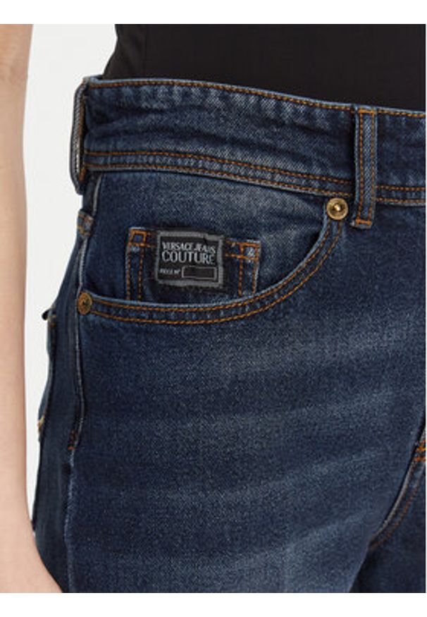 Versace Jeans Couture Jeansy 78HAB5T0 DW009VF1 Granatowy Regular Fit. Kolor: niebieski