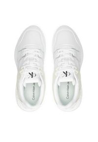 Calvin Klein Jeans Sneakersy Sporty Runner Comfair Laceup Tpu YW0YW00696 Biały. Kolor: biały. Materiał: skóra #5