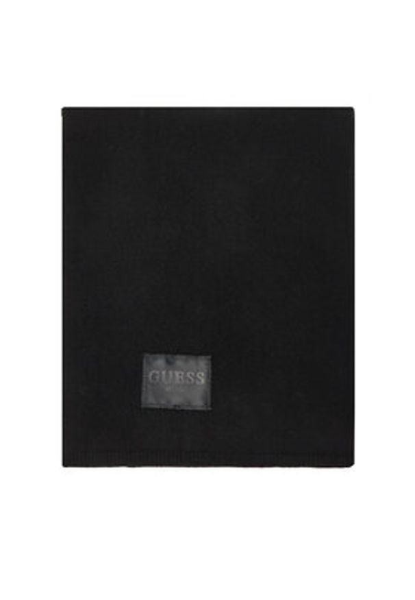 Guess Szalik AW5437 POL03 Czarny. Kolor: czarny. Materiał: materiał, wełna
