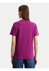 Marc O'Polo T-Shirt 506 2039 51123 Fioletowy Relaxed Fit. Typ kołnierza: polo. Kolor: fioletowy. Materiał: bawełna