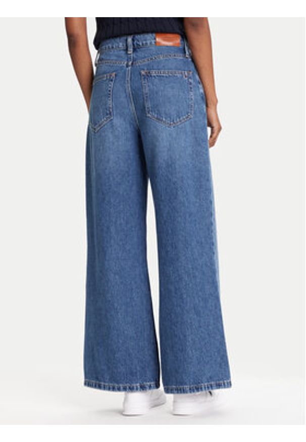 TOMMY HILFIGER - Tommy Hilfiger Jeansy WW0WW45675 Granatowy Slim Fit. Kolor: niebieski