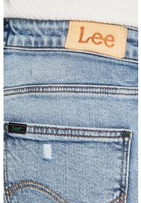 Lee - Jeansy Elly. Kolor: niebieski. Materiał: jeans #4