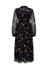 only - ONLY Sukienka codzienna Eliza 15355021 Czarny Regular Fit. Okazja: na co dzień. Kolor: czarny. Materiał: syntetyk. Typ sukienki: proste. Styl: casual #3