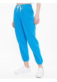 Polo Ralph Lauren Spodnie dresowe 211891560007 Niebieski Regular Fit. Kolor: niebieski. Materiał: bawełna, dresówka #1
