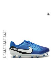 Nike Buty do piłki nożnej Jr Legend 10 Academy FG/MG DV4348 400 Niebieski. Kolor: niebieski. Materiał: skóra #7