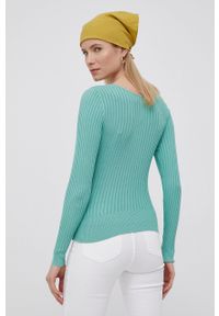 only - Only sweter damski kolor zielony lekki. Kolor: zielony. Materiał: dzianina. Długość rękawa: długi rękaw. Długość: długie #5