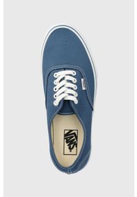 Vans tenisówki Authentic męskie kolor granatowy VN000EE3BLK1.Vans. Nosek buta: okrągły. Zapięcie: sznurówki. Kolor: niebieski. Materiał: guma #3