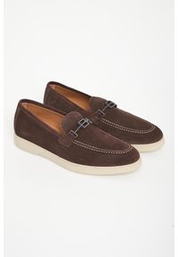 Baldinini - Loafersy męskie zamszowe BALDININI. Materiał: zamsz #1