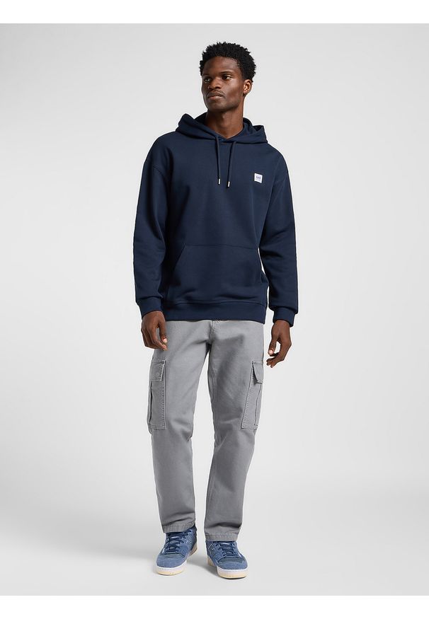 Lee - MESKA BLUZA LEE WW HOODIE RIVET NAVY 112364138