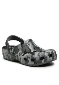 Crocs Klapki Classic Printed Camo Clog 206454 Szary. Kolor: szary