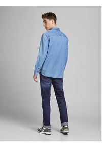 Jack & Jones - Jack&Jones Jeansy Clark 12177444 Granatowy Regular Fit. Kolor: niebieski #2