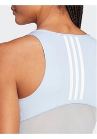 Adidas - adidas Top AEROREADY Hyperglam Crop Tank Top IB2312 Błękitny. Kolor: niebieski. Materiał: syntetyk #5