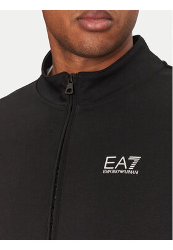 EA7 Emporio Armani Dres 7M000282 AF12660 UC001 Czarny Regular Fit. Kolor: czarny. Materiał: bawełna