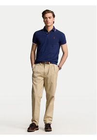 Polo Ralph Lauren Polo Classics 710842621003 Granatowy Slim Fit. Typ kołnierza: polo. Kolor: niebieski. Materiał: bawełna #4