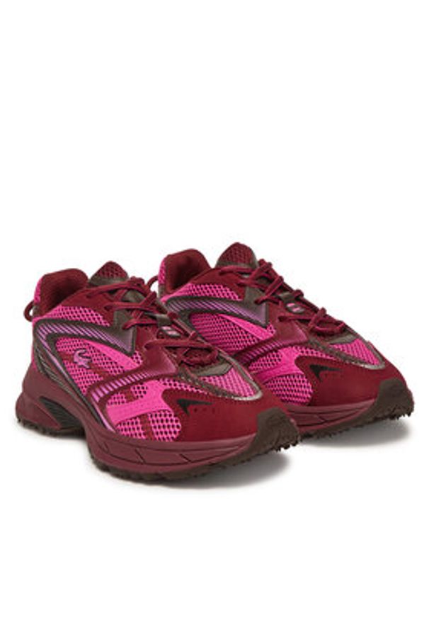 Lacoste Sneakersy L003 Neo Shot 7-49SMA0006 Bordowy. Kolor: czerwony. Materiał: materiał