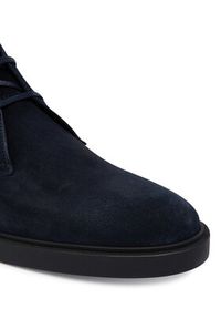 BOSS Półbuty 50552529 Granatowy. Kolor: niebieski. Materiał: zamsz, skóra #5