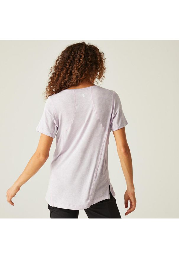 Regatta - Koszulka damska Ballyton. Kolor: fioletowy. Długość rękawa: krótki rękaw. Długość: krótkie. Sport: fitness, turystyka piesza
