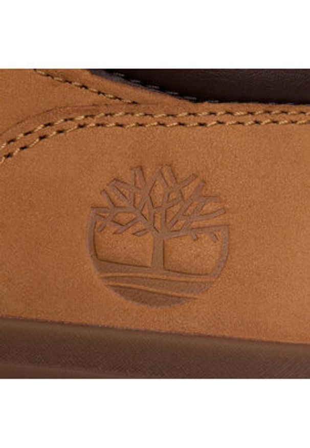 Timberland Sneakersy Davis Square Mid Hiker TB0A1UZV7541 Brązowy. Kolor: brązowy. Materiał: skóra, nubuk