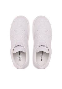 Trussardi Jeans - Trussardi Sneakersy 79A00844 Biały. Kolor: biały. Materiał: skóra #4