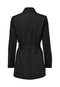 only - ONLY Trencz 15191821 Czarny Regular Fit. Kolor: czarny. Materiał: syntetyk #6