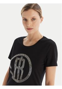 Fracomina T-Shirt FP25WT3004J40108 Czarny Regular Fit. Kolor: czarny. Materiał: bawełna #3