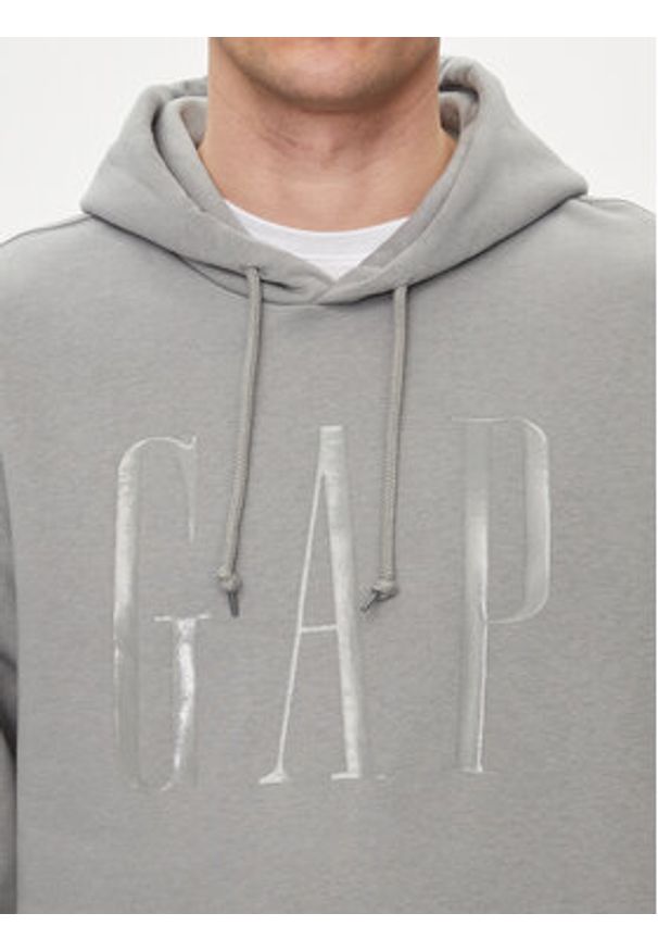 GAP - Gap Bluza 829192-02 Szary Regular Fit. Kolor: szary. Materiał: bawełna