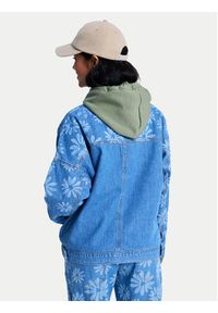 Roxy Kurtka jeansowa Salty Horizon ERJJK03700 Niebieski Regular Fit. Kolor: niebieski. Materiał: bawełna #4