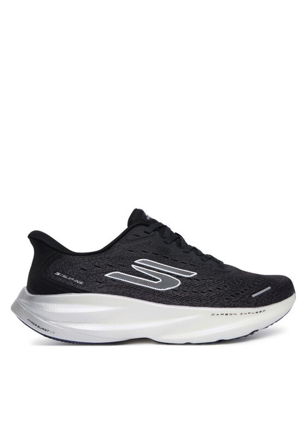 skechers - Skechers Buty do biegania Aero Spark 172205/BKSL Czarny. Kolor: czarny. Materiał: materiał