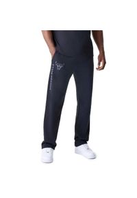New Era - Nowe Era Nba Liniowe Joggery Spodnie Chibul Dorośli. Okazja: na co dzień. Kolor: czarny. Materiał: dresówka. Styl: casual #1