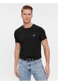 Guess T-Shirt Caleb U97M00 KCD31 Czarny Slim Fit. Kolor: czarny. Materiał: bawełna #1