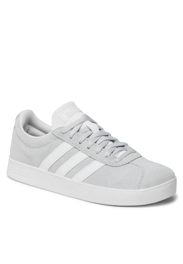 Adidas - adidas Sneakersy Vl Court 2.0 FY8812 Szary. Kolor: szary. Materiał: zamsz, skóra