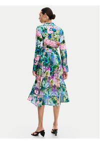 Desigual Sukienka koszulowa Mili 26SWVW13 Kolorowy Regular Fit. Materiał: wiskoza. Wzór: kolorowy. Typ sukienki: koszulowe #4