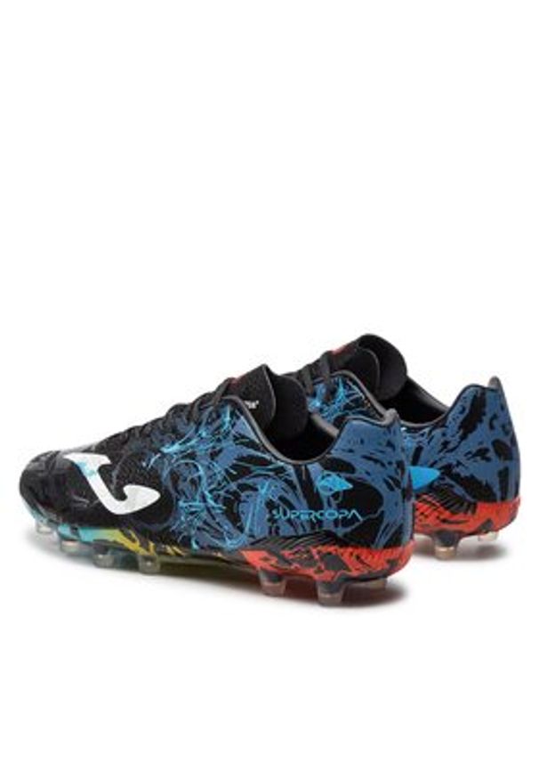 Joma Buty do piłki nożnej Super Copa 2441 SUPS2441FG Czarny. Kolor: czarny. Materiał: skóra