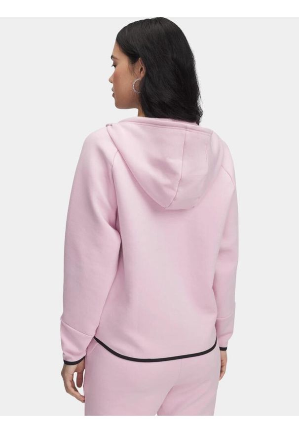 Bluza z kapturem damska Under Armour Unstoppable FZ. Typ kołnierza: kaptur. Kolor: różowy