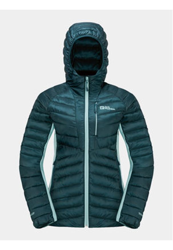 Jack Wolfskin Kurtka outdoor Routeburn Pro Ins Jkt 1207192 Zielony Regular Fit. Kolor: zielony. Materiał: syntetyk. Sport: outdoor