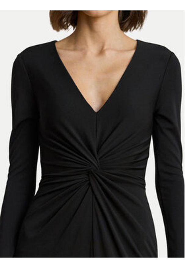 Lauren Ralph Lauren - LAUREN RALPH LAUREN Sukienka wieczorowa 253981393002 Czarny Slim Fit. Kolor: czarny. Materiał: syntetyk. Styl: wizytowy