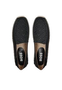 BOSS - Boss Espadryle Madeira Slon Sdapcmn 50522049 Czarny. Kolor: czarny. Materiał: skóra, zamsz #3