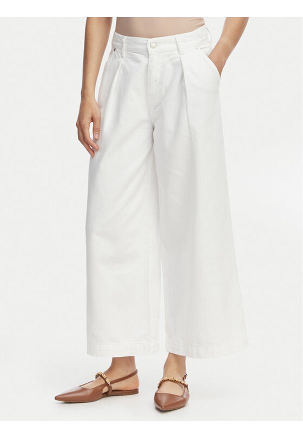 JOOP! Jeansy Enrica-C 30102760 Biały Wide Leg. Kolor: biały