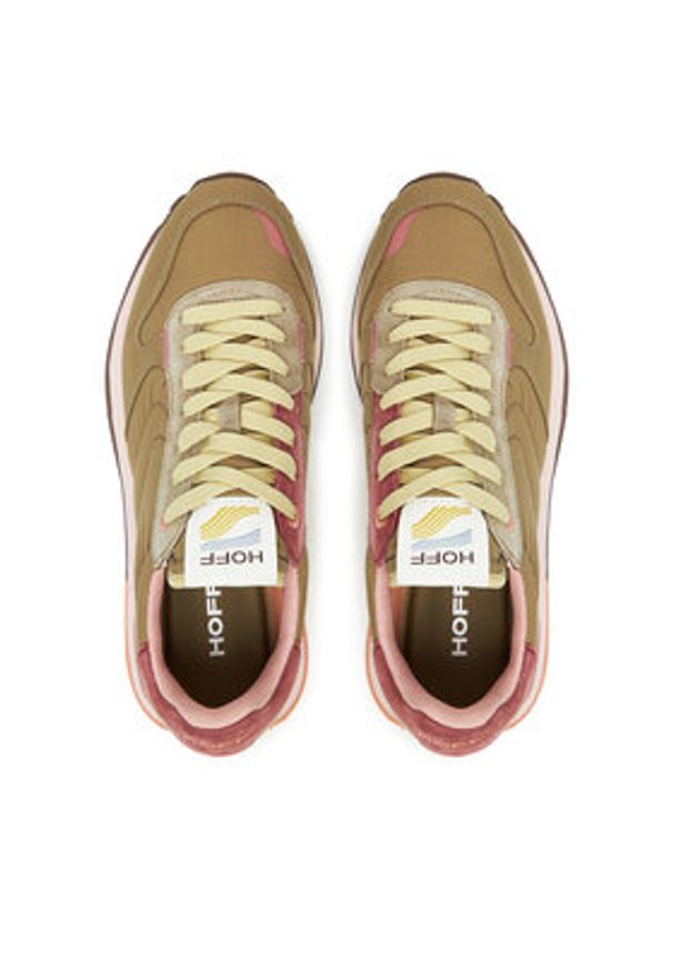 HOFF Sneakersy Track & Field 22517001 Khaki. Kolor: brązowy. Materiał: zamsz, skóra