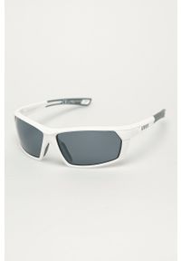 Uvex Okulary przeciwsłoneczne kolor biały. Kształt: prostokątne. Kolor: biały #1