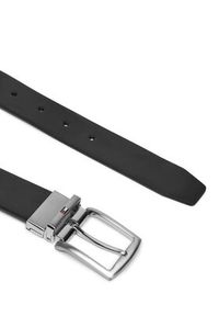 TOMMY HILFIGER - Tommy Hilfiger Pasek Męski Denton 3.5 Rev AM0AM13012 Granatowy. Kolor: niebieski. Materiał: skóra #2