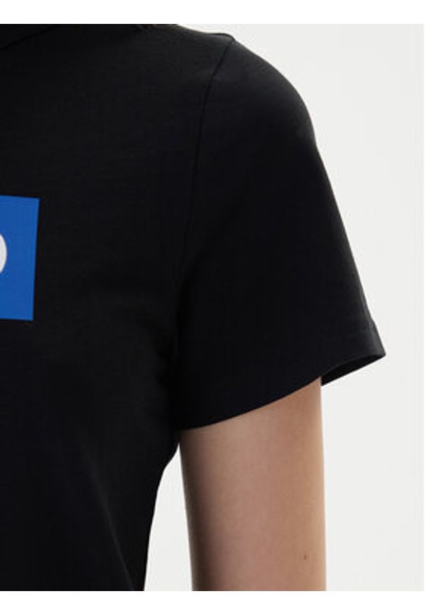 Hugo - HUGO T-Shirt Classic 50510772 Czarny Slim Fit. Kolor: czarny. Materiał: bawełna