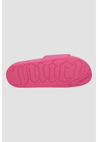 Juicy Couture - JUICY COUTURE Różowe klapki damskie Embossed Slider, Rozmiar 37. Okazja: na co dzień. Kolor: różowy. Sezon: lato. Styl: casual #6