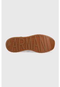 Armani Exchange buty XUX071.XV527.K673 kolor czarny. Nosek buta: okrągły. Zapięcie: sznurówki. Kolor: czarny. Materiał: guma #4