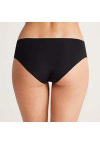 Intica - Figi bezszwowe gładkie do codziennego użytku Jozefa. Kolor: czarny. Materiał: materiał, skóra. Wzór: gładki #4